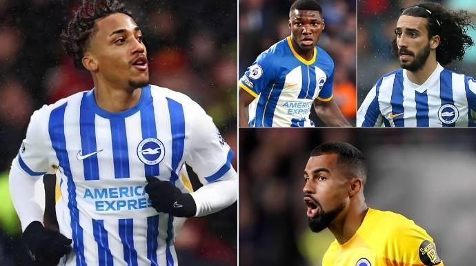 海鸥中轴线！切尔西超2亿专薅布莱顿：凯塞多+库库+桑切斯+佩德罗